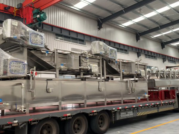 河南米粉醬料包巴氏滅 菌線裝車發(fā)貨